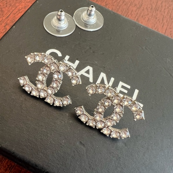 Chanel CC earrings purchased at Chanel in Nordstrom flagship store - Picture 4 of 6